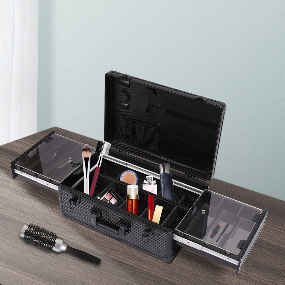 Portable Professional Barber Carry Travel Case for Clipper Trimmer Storage - Image 2 of 4