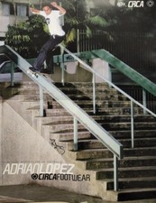 C1RCA sneakers 2000 Adrian Lopez skateboard poster Flawless New Old Stock