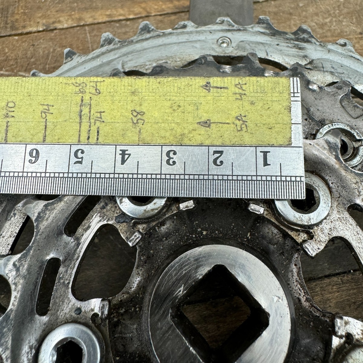 Vintage Shimano STX-RC Crank Set 175 mm FC-MC33 5 Arm Gray Vintage Shimano STX-RC Crank Set 175 mm FC-MC33 5 Arm Gray