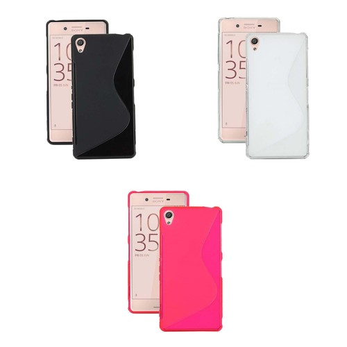 Case For Sony Xperia X S-Line Silicone Gel Skin Tough Shockproof Phone Cover