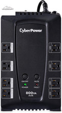 CP800AVR AVR UPS System, 800VA/450W, 8 Outlets, Compact
