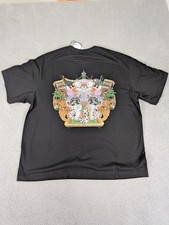 RtA Shirt Mens Medium Black Oversized Tee Cas...