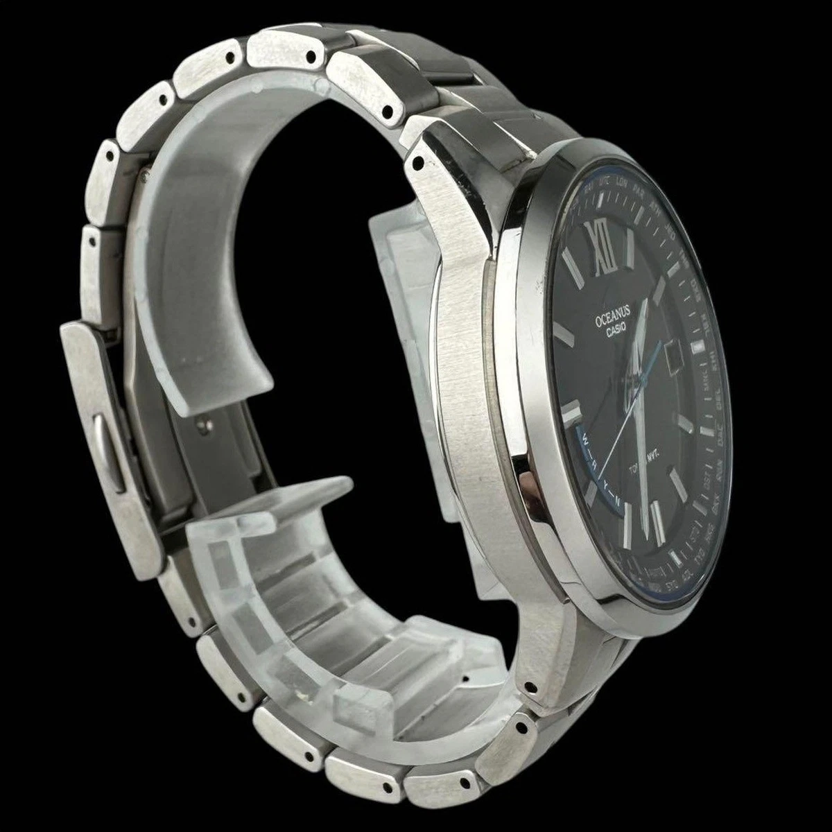 Reloj Casio Oceanus OCW-T150 Titanio Resistente Solar Multi Banda 6 Hora Mundial