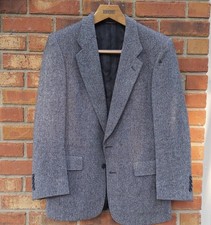 Vintage Christian Dior Monsieur Sportcoat 40R Men Brown Wool Woven Blazer Jacket