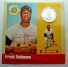FRANK ROBINSON  Baseball Hall of Fame .999 Silver Proof Coin ROUND