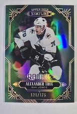 2020-21 STATURE GREEN ALEXANDER TRUE Rookie /175 San Jose Sharks #145 MINT 