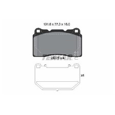 Satz Bremsbeläge Bremsklötze vorne für Tesla Model S 5YJS 24432702