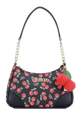 Juicy Couture Cherry Girl Small Shoulder Bag Zip Lined w/ Charm