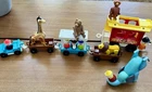 Vintage 1970s-80s Fisher Price Little People Circus Animals Clowns Zoo Tram