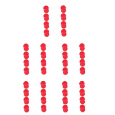 8 Pcs Professional Clown Nose Costume Accessory Carnival Accessories