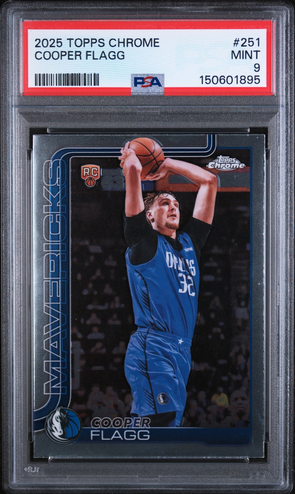 2025 TOPPS CHROME #251 COOPER FLAGG PSA 9