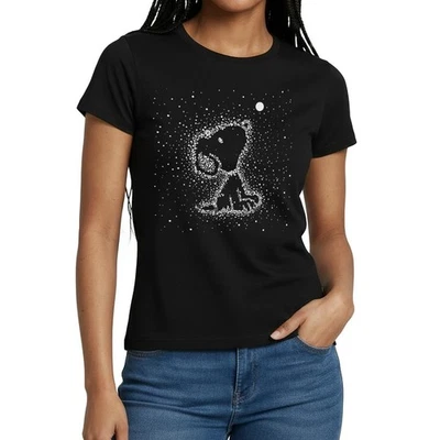 Peanuts Snoopy Sterne Sternzeichen Frauen T-Shirt - Bild 1 von 4