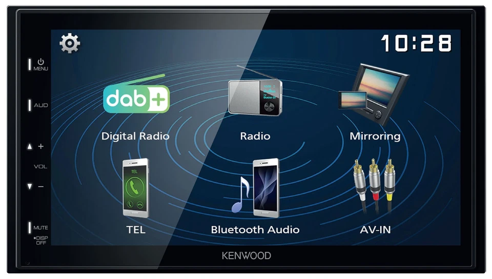 Kenwood 2DIN Bluetooth Lenkrad USB DAB Autoradio für Citroen C2 C3 Berlingo Jump - Bild 2 von 4