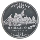 1999-S Washington State Quarter 90% Silver Proof New Jersey *9675