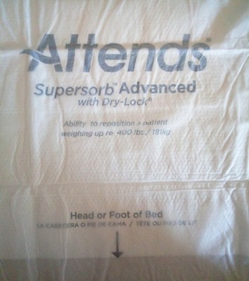 Attends Supersorb Advanced Underpad 30 x 36 Inch #ASB-3036 - Case of 60