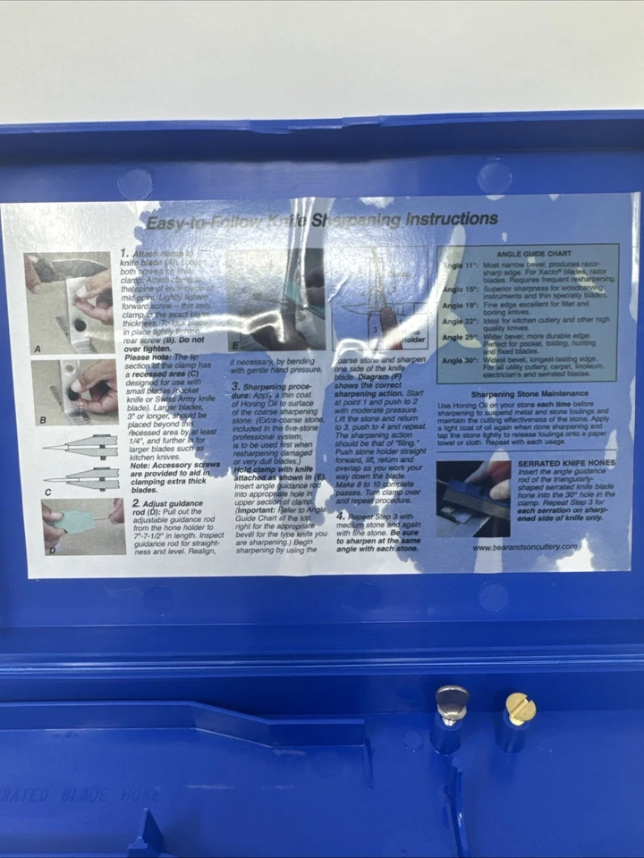 Vintage Gatco Edgemate Professional Knife Sharpening System In Case - Image 3 of 4