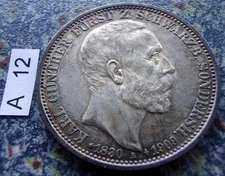 Schwarzburg Sondershausen 3 Mark 1909