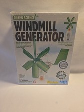 Green Science Windmill Generator Kit Kidz Lab 4M Fun Science STEM NEW SEALED