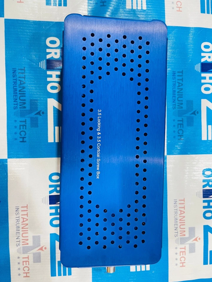 Tornillos de bloqueo y cortical de 3,5 mm con caja (138 piezas) Acero inoxidable 316L Foto 3 de 4