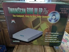 MUSTEK Brand New Flatbed Scanner Model No 600 III EP PLUS Compact Color Scanner