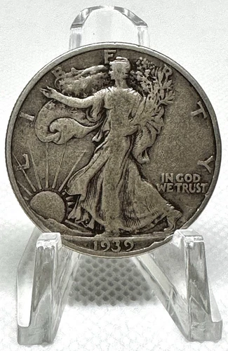 Photo of a 1939-P Walking Liberty Half Dollar from an eBay listing that sold on Jul 17, 2026