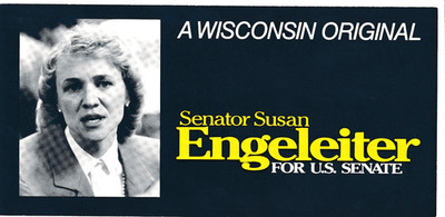 Susan Engeleiter for US Senator Wisconsin WI handout #131