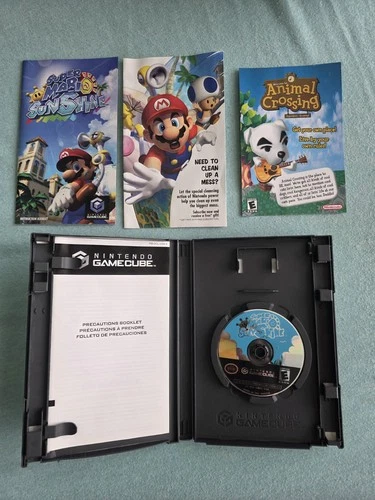 Super Mario Sunshine Nintendo GameCube GC CIB Mint With Inserts