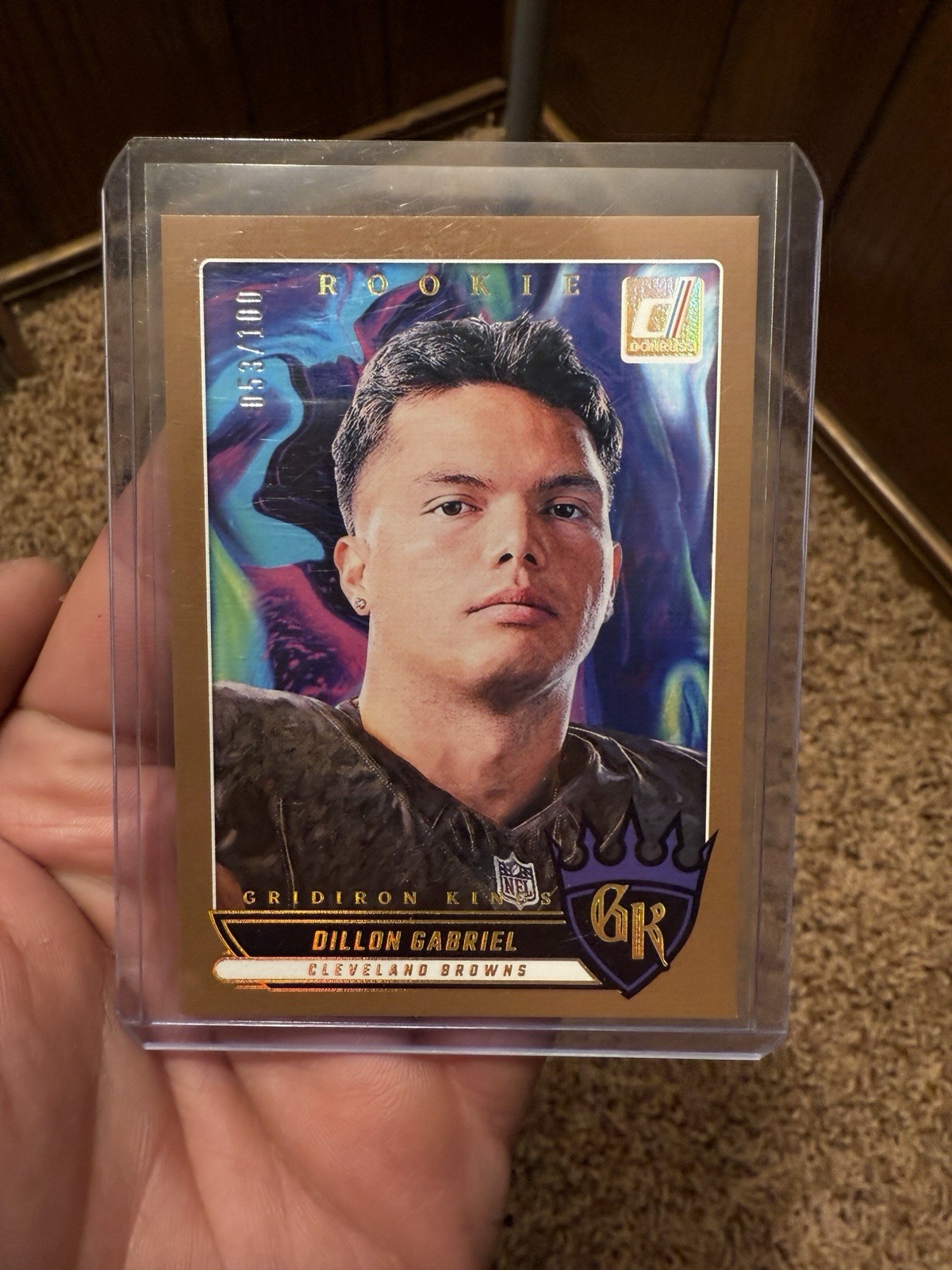 2025 Donruss Dillon Gabriel Gridiron Kings Rookie /100 SSP