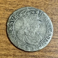 1660 Poland John II Casimir 6 Groschen