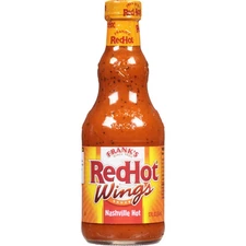 ( 2 Pack ) Frank's RedHot, Nashville Hot Wings Sauce 12 Fl Oz