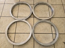 (4) 1970-1981 Camaro Z28 Chevelle SS GM OEM Edge Clip Beauty Trim Rings Used
