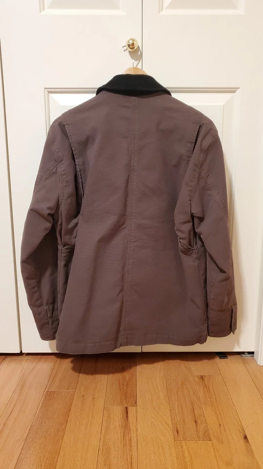 Abercrombie & Fitch 男式工作服夹克棕色超小号 XS 码 — 第 2/4 张图片