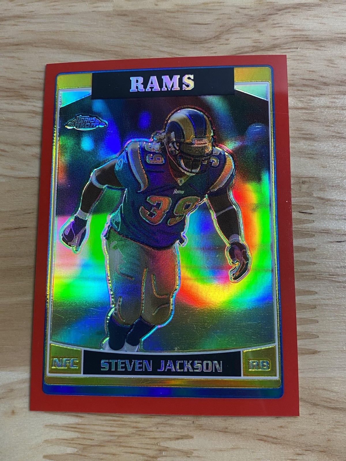 2006 Topps Chrome #143 Steven Jackson Red Refractor #/259