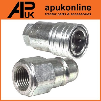 Hydraulische Schnellkupplung 1/4'' BSP Satz für Ford Massey Ferguson Traktor