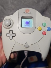 Sega Dreamcast Console Bundle 3 Controllers 2 VMU Mic Memory Card Tested