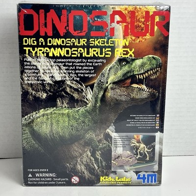 Dig a Dinosaur Skeleton Tyrannosaurus T-Rex 4M Kidz Labs Educational New SEALED