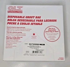 QLT Marshalltown 11"x20" Disposable Grout Bags DGB661 16661 - PACK OF 50