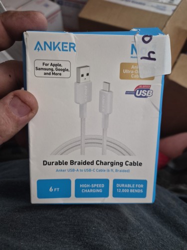 Anker L-Shaped Phone Charging Cable - Highly rated Buy It For Life recommendation