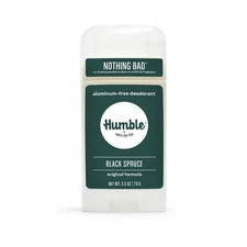 Humble Brands Aluminum Free Deodorant Black Spruce 2.5 Ounce Natural Formula