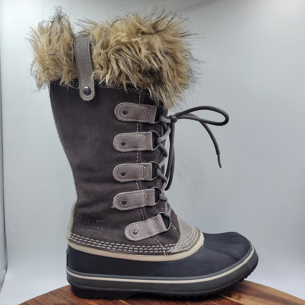 Sorel Waterproof Lace-Up Winter Boots - Gray and Black Sorel Snow Angel™ Waterproof Boots | Talbots main image 2