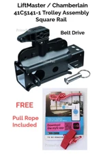 Liftmaster Chamberlain 41C5141-1 Trolley Assembly Square Rail / Belt Drive