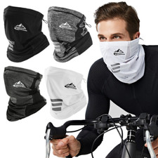 Summer Ice Silk Half Face Mask Scarf UV Protection Breathable Balaclava Bandana