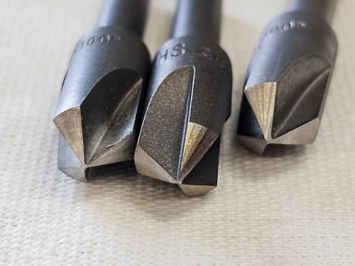 3 Keo 3/8" 100 Degree Countersink 3 Flute HS Milling Drill Bit Aircraft Tool - Picture 10 of 16