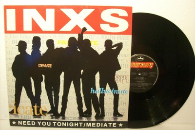 12'' INXS---NEED YOU TONIGHT (EX)