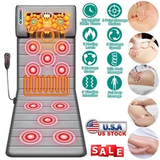 Vibration Massage Mat Seat Cushion with Heat, Memory Foam Cushion Seat US