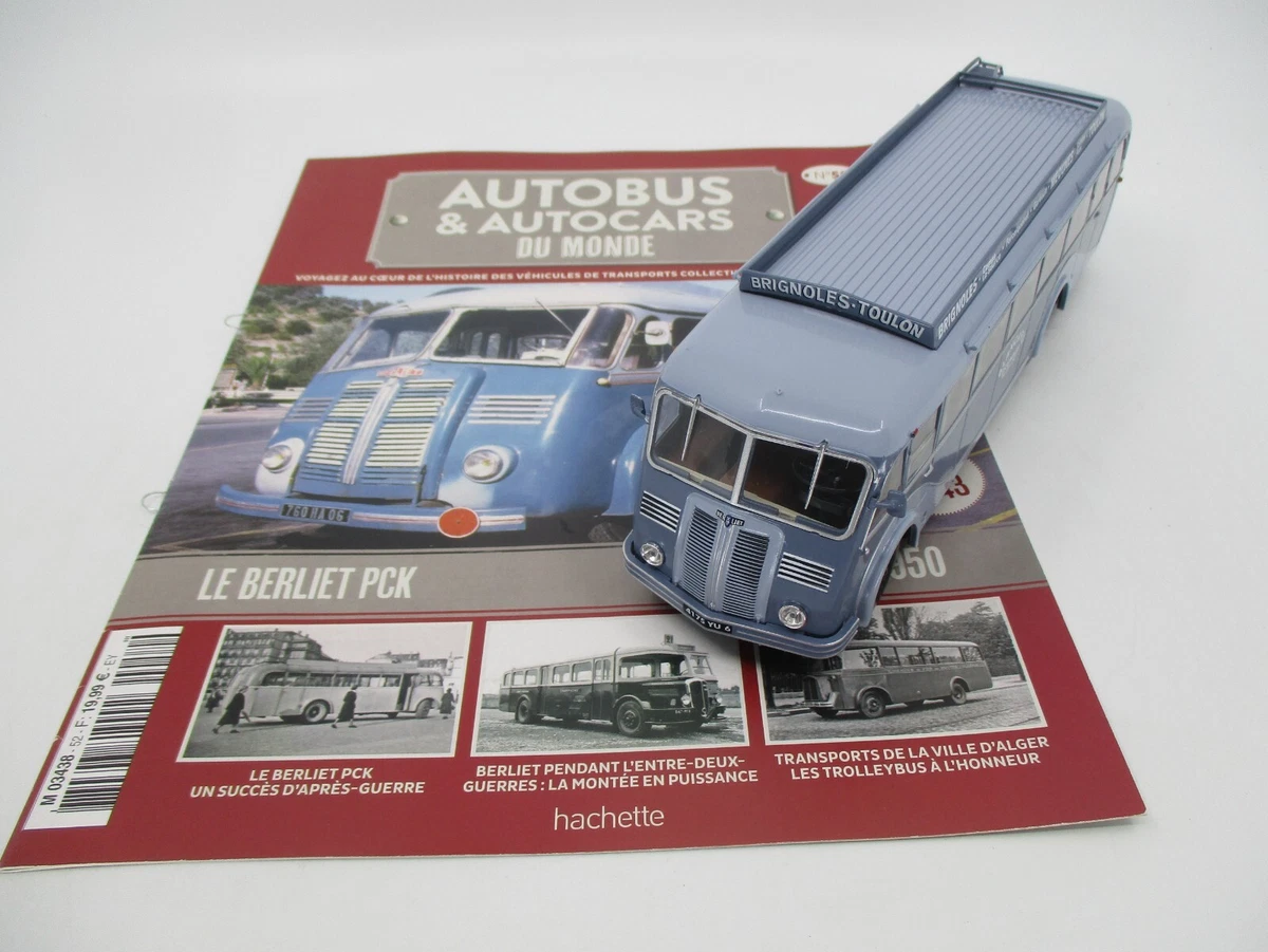 N° 52 BERLIET PCK Autobus et Autocar du Monde BRIGNOLES an. 1950 1/43 Neuf new EUR 29,90 - FR