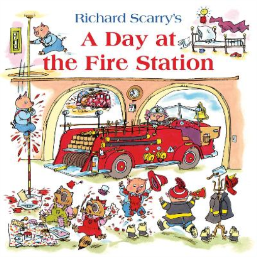 Richard Scarry A Day at the Fire Station (Tascabile)
