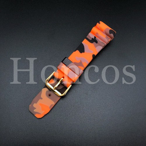 Fits for Seiko Diver Watch Band Strap SKX007 SKX009 22mm Color Rubber Camouflage - 第 20/61 張圖片