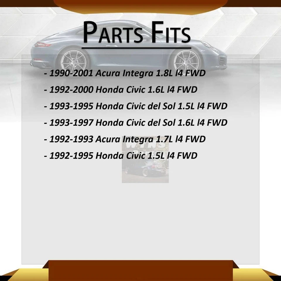 Conjunto de cojinete y buje de rueda trasera para Honda Civic Timken 1992 1993 1994 1995 Foto 2 de 4
