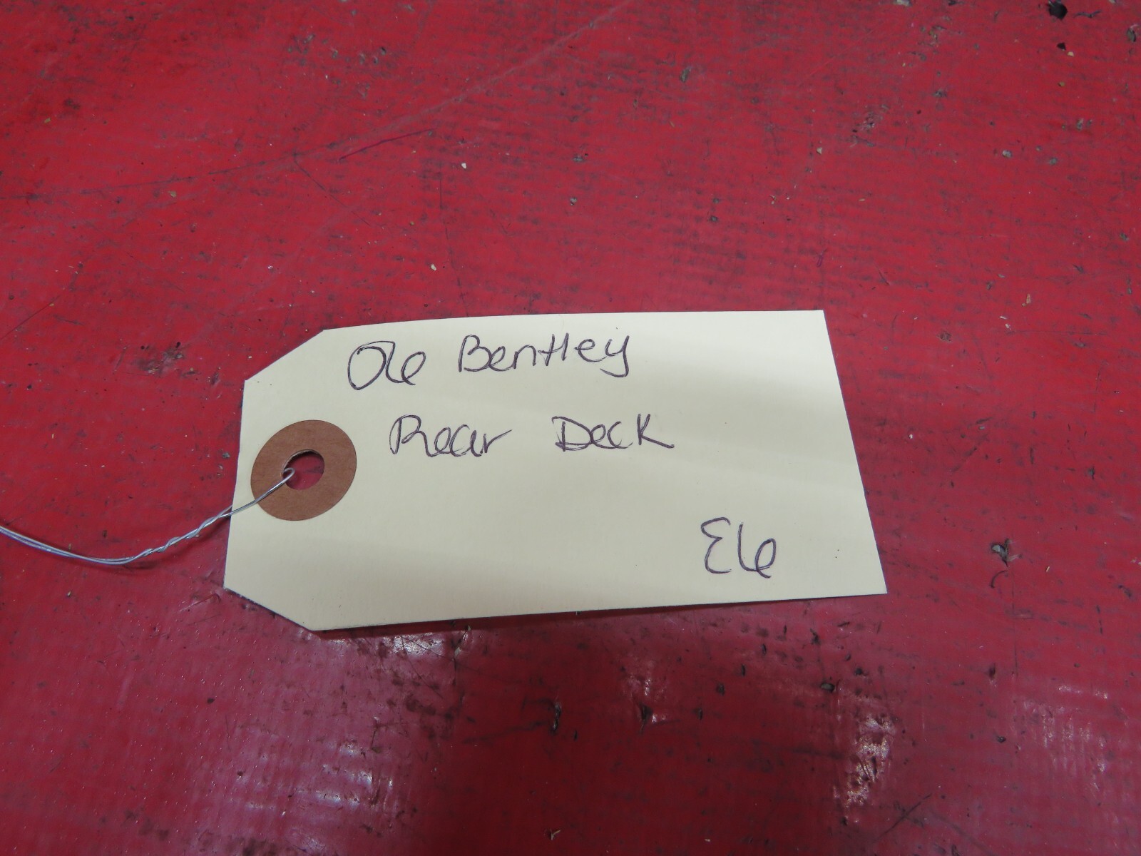 2006 BENTLEY FLYING SPUR REAR DECK LID